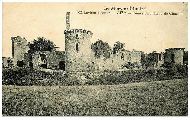Château de Chazeux (restes), Laizy