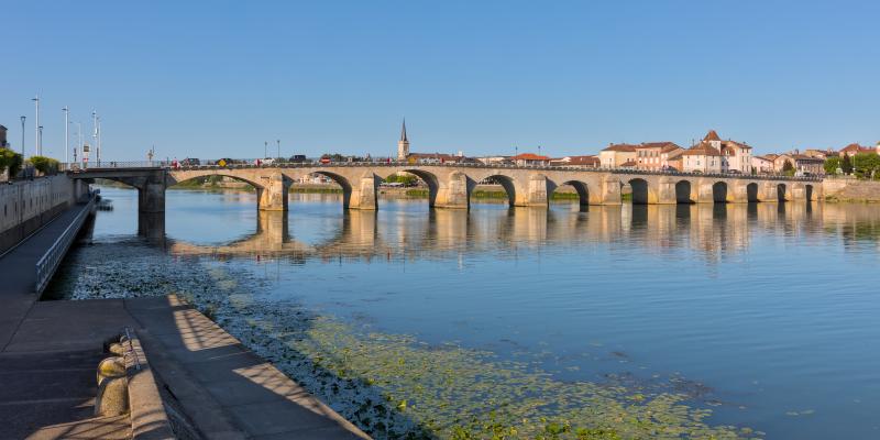 Pont Saint-Laurent, sur la Saône, Mâcon
