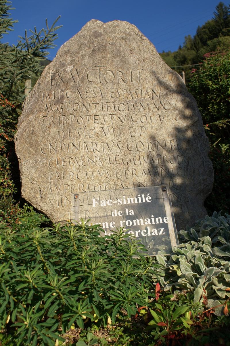 Inscription romaine du col de la Forclas, Saint-Gervais-les-Bains