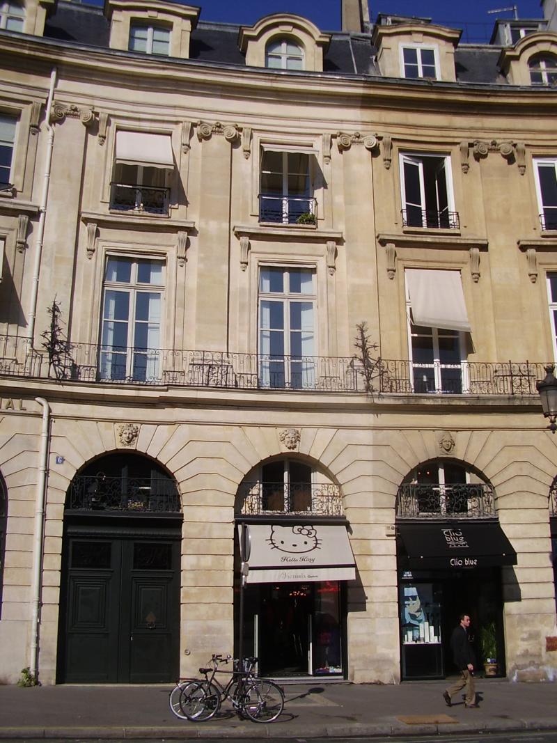 Ancien hôtel de Prévenchères, ou hôtel Lenoir, Paris 2e