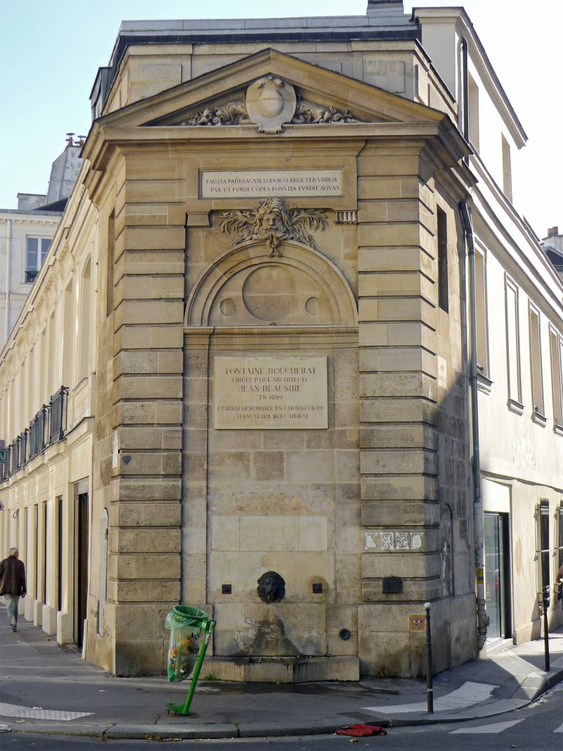 Fontaine publique dite Fontaine Boucherat, Paris 3e