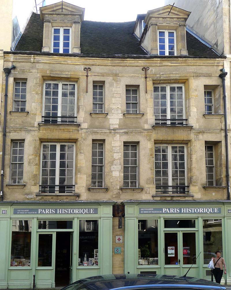 Hôtel d'Ourscamp ou de Marsande, dit aussi Maison de l'Ours, Paris 4e
