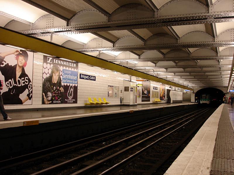 Métropolitain, station Bréguet-Sabin, Paris 11e