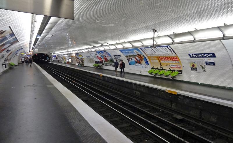 Métropolitain, station République, Paris 11e