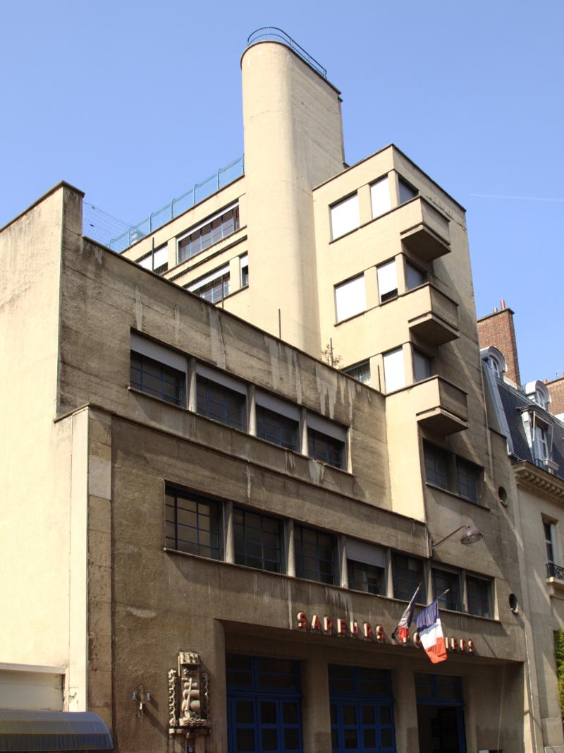 Caserne des pompiers, Paris 16e