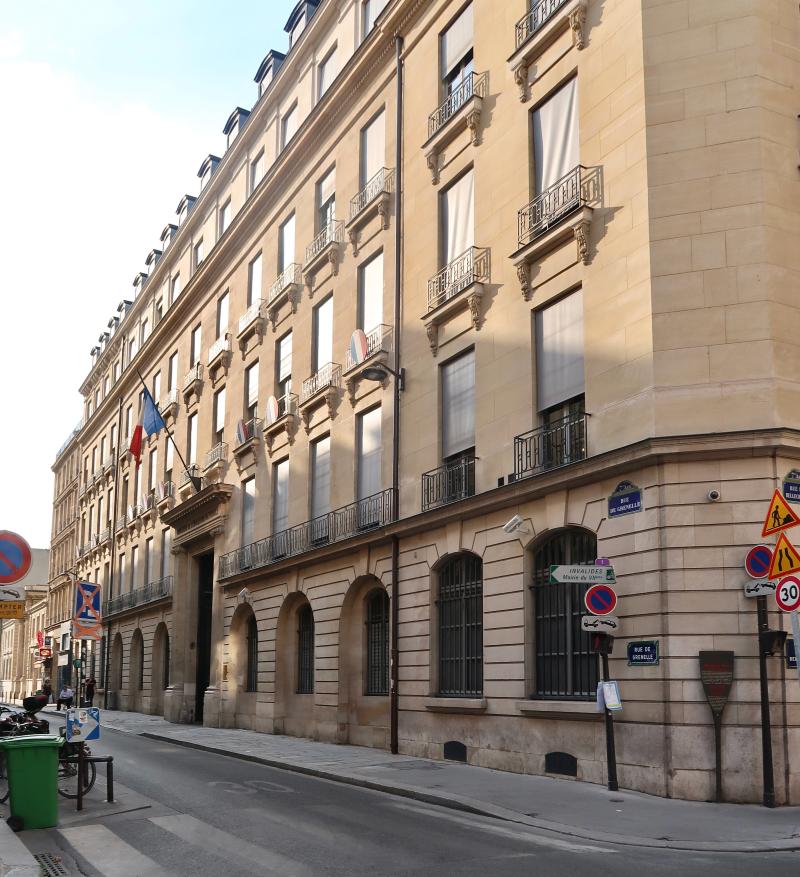 Ancien hôtel de Courteilles ou de Rochechouart, actuellement ministère de l'éducation nationale, Paris 7e