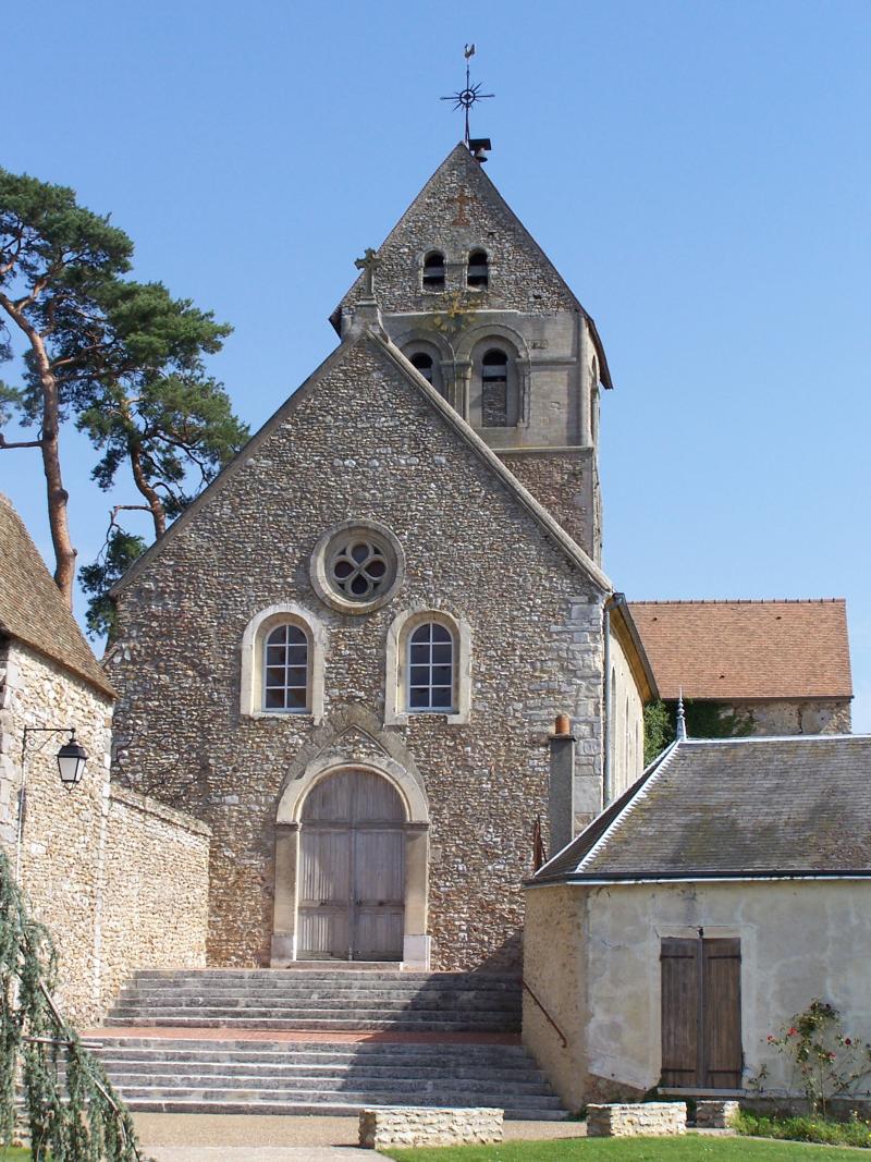Eglise Saint-Nicolas, puis Saint-Georges, Bazainville