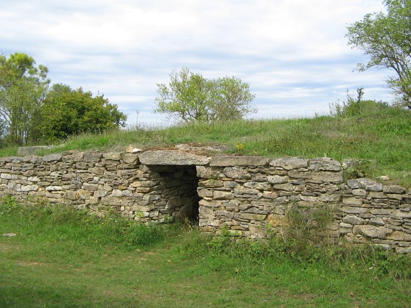 Ensemble des deux tumulus à chambres dolméniques, appelés tumulus du Montiou, Sainte-Soline