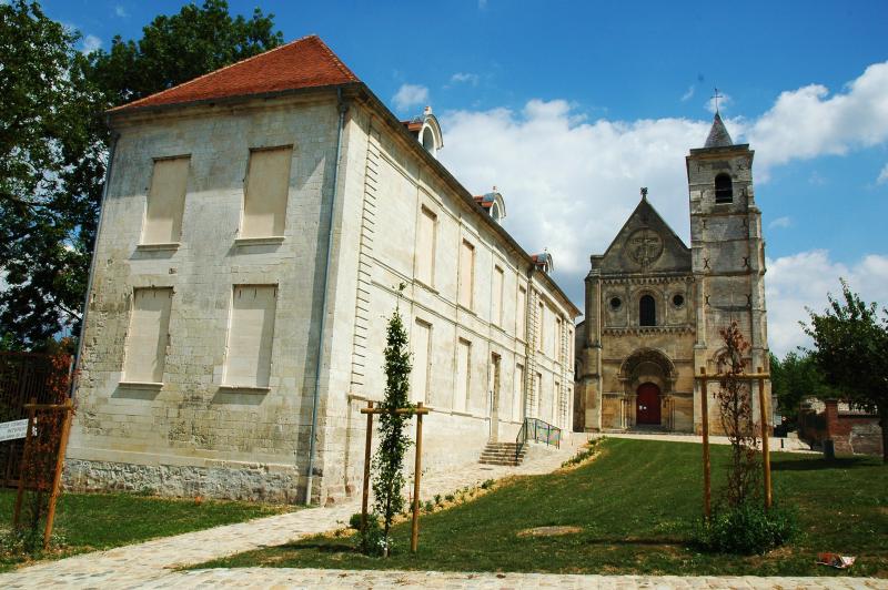 Ancienne église abbatiale, actuellement église paroissiale, Berteaucourt-les-Dames