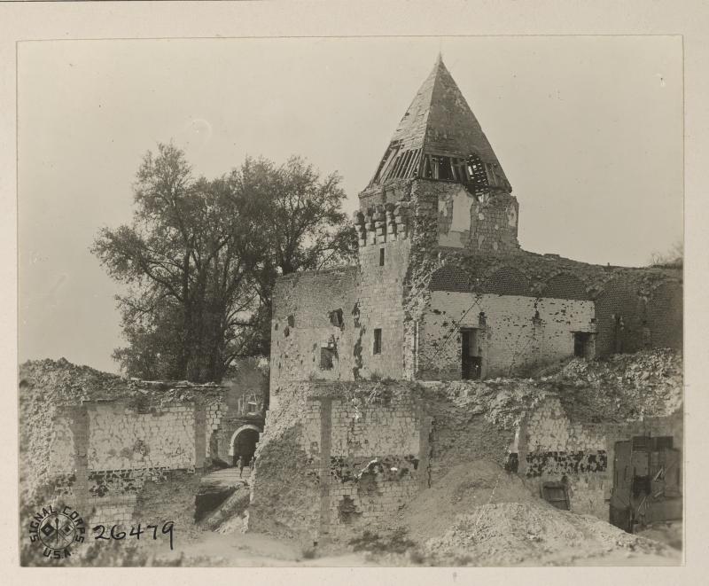 Ruines du château, Ham