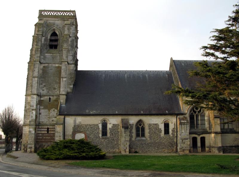 Eglise Saint-Samson et cimetière, Moyenneville