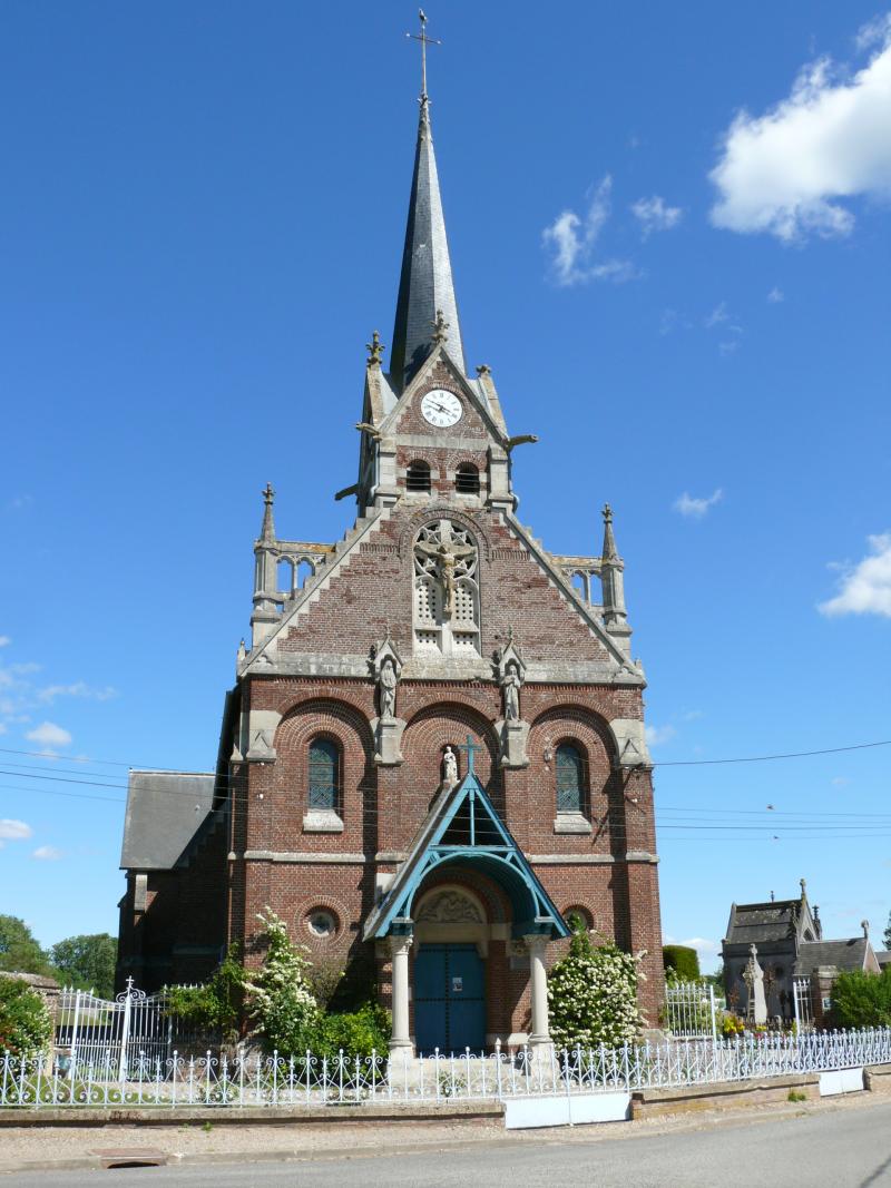 Eglise d'Equennes, Équennes-Éramecourt