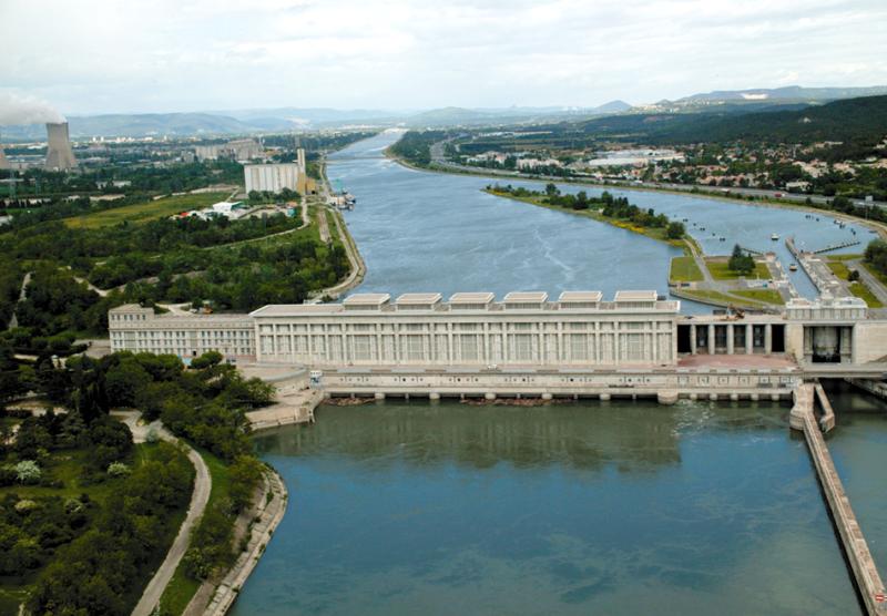 Usine-barrage André-Blondel, Bollène