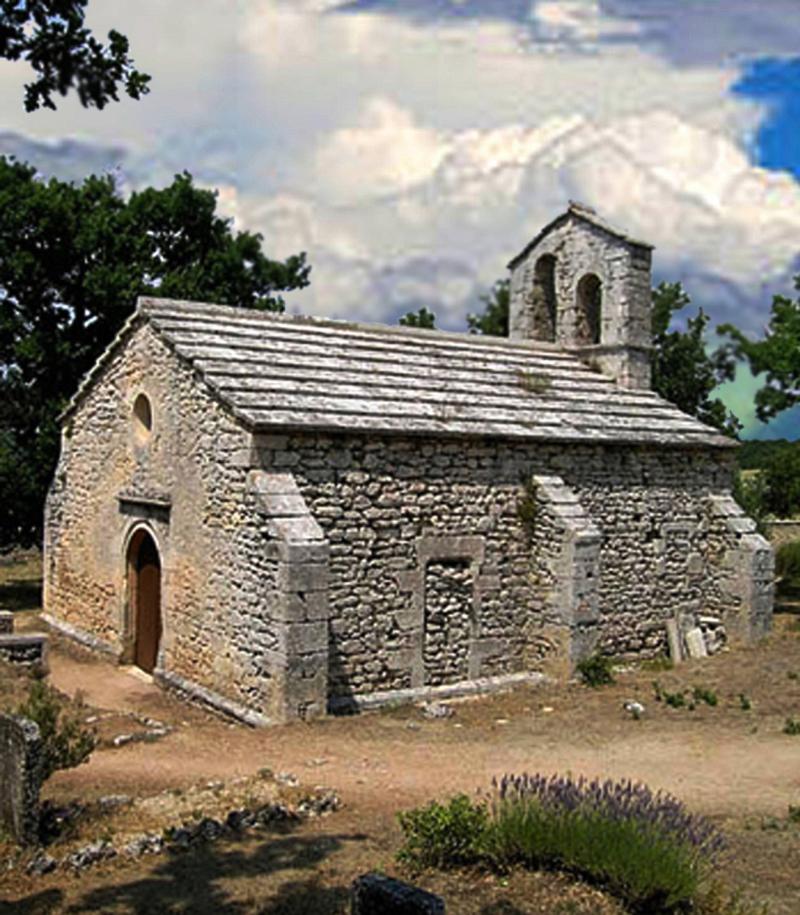 Ancienne église Sainte-Marie, actuelle chapelle du cimetière, Buoux