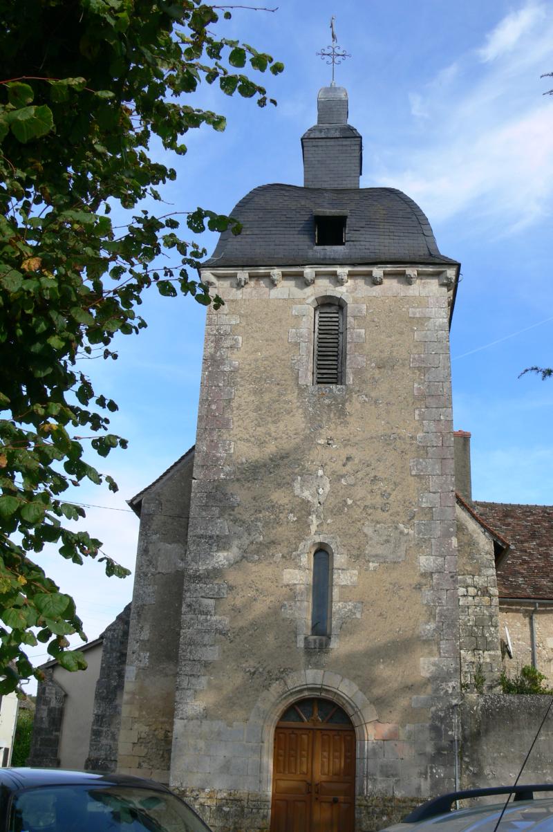 Eglise et presbytère, Nalliers