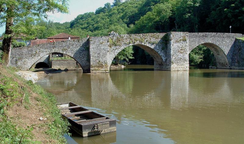 Vieux pont sur la Briance, Solignac