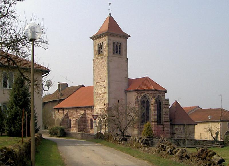 Eglise d'Adompt, Gelvécourt-et-Adompt