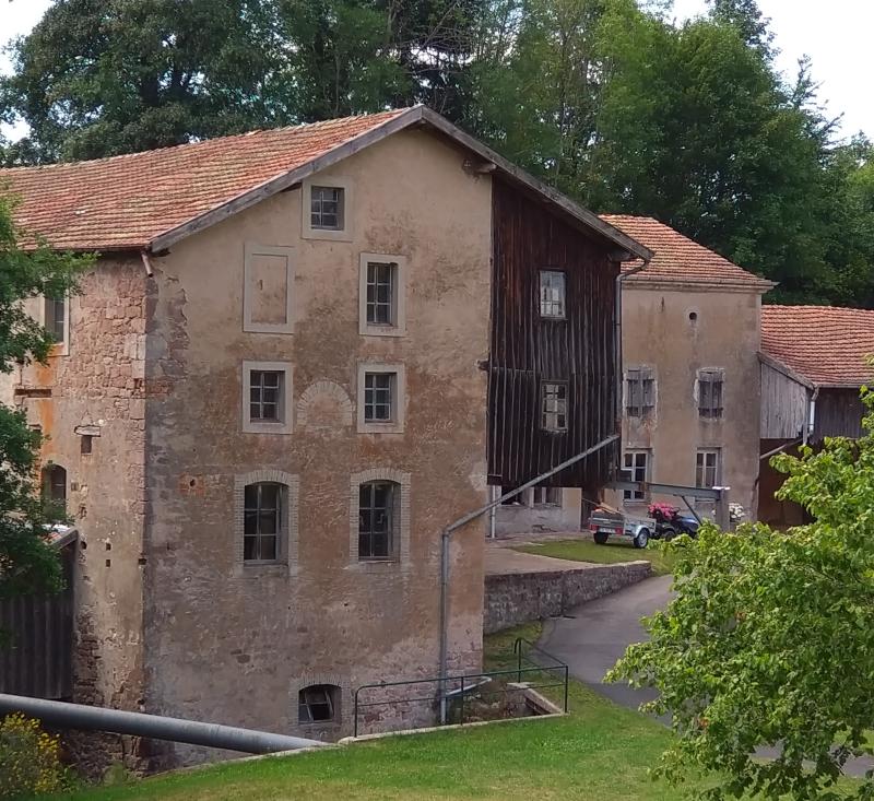 Ensemble scierie - moulin - saboterie - forge, Xamontarupt