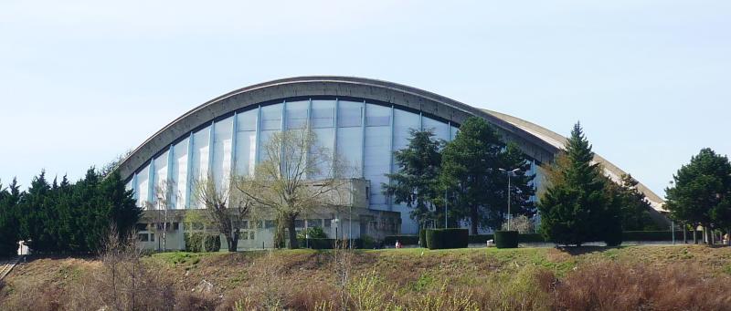 Centre sportif municipal de Saint-Ouen situé sur le site de l'Ile des Vannes, L'Île-Saint-Denis