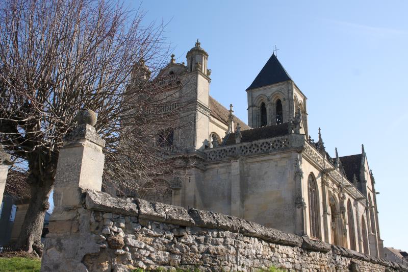 Escalier d'accès à l'église, Vétheuil