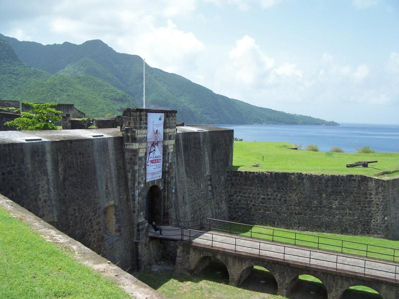 Fort Saint-Charles, Fort Richepance ou Fort Delgrès, puis laboratoire de vulcanologie, Basse-Terre