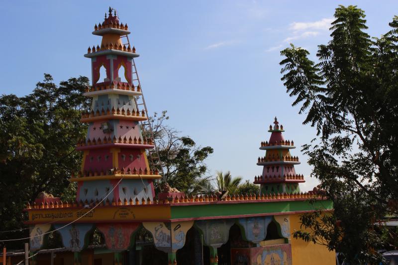 Temple hindouiste dit Pendiali, situé au Gol, Saint-Louis