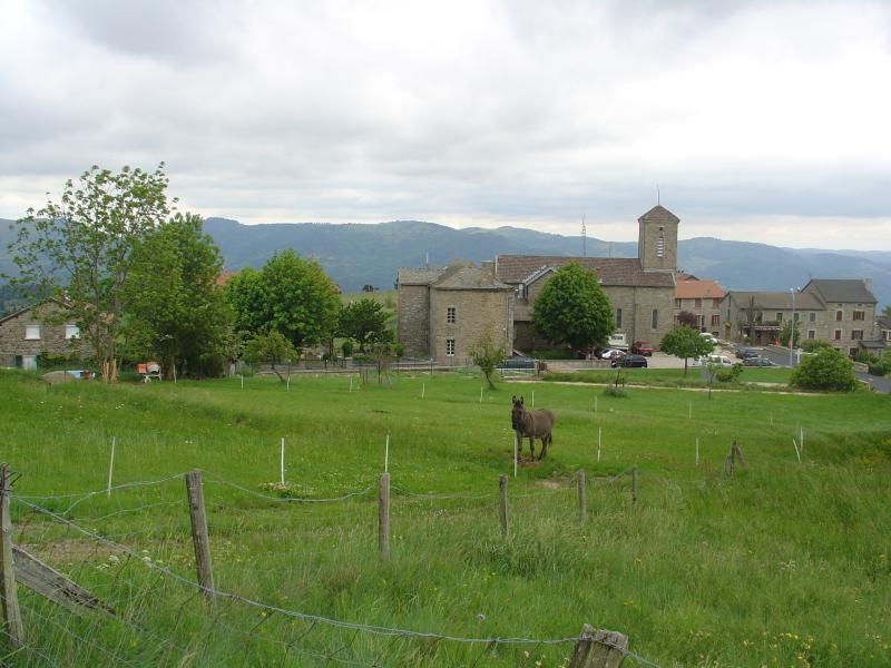 Vue de Saint-Jeure-D'andaure, Ardèche (07320)