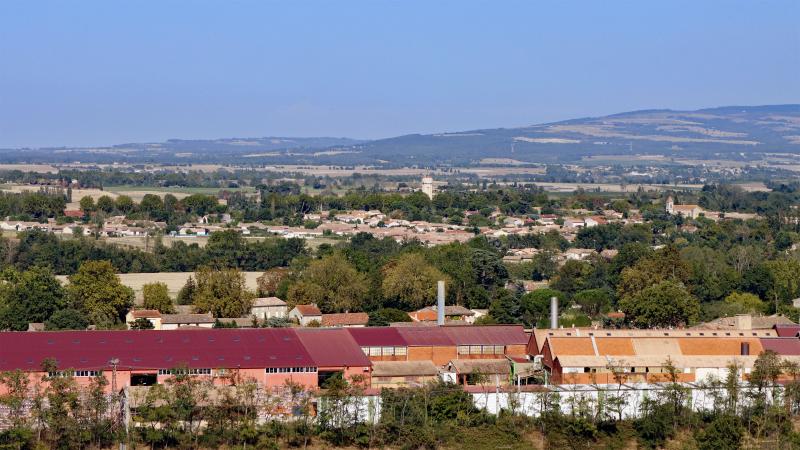 Vue de Labastide-D'anjou, Aude (11320)
