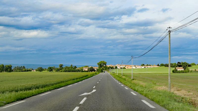 Vue de Villesiscle, Aude (11150)