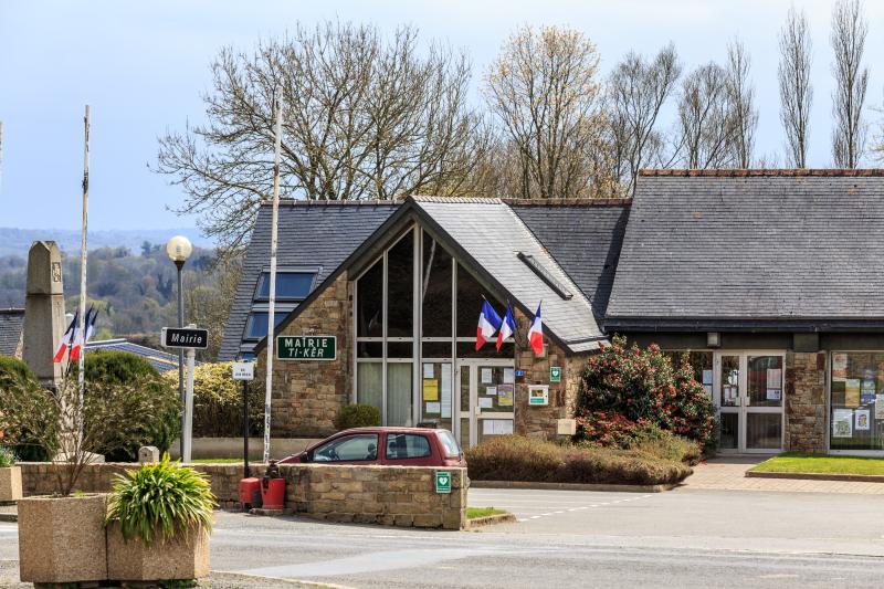 Vue de Plounévez-Moëdec, Côtes-d'Armor (22810)