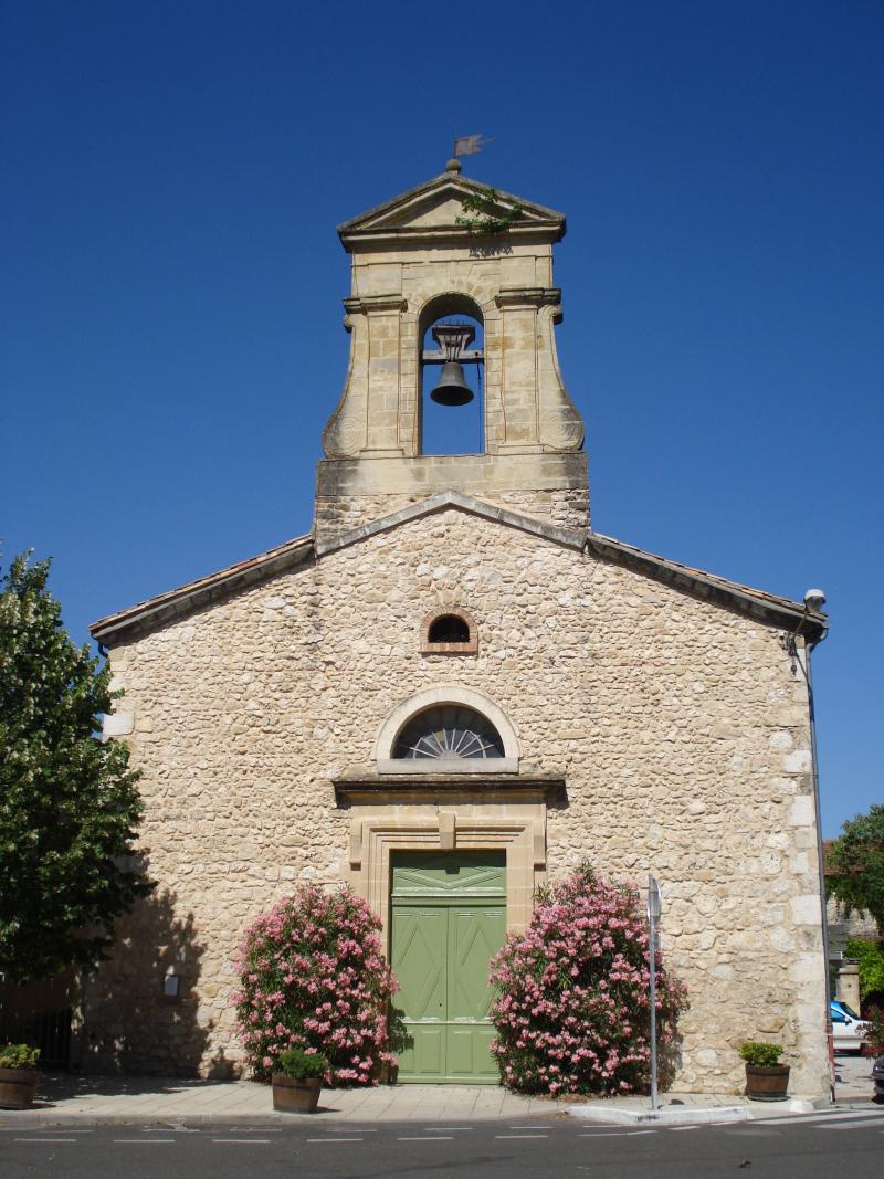 Vue de Saint-Chaptes, Gard (30190)