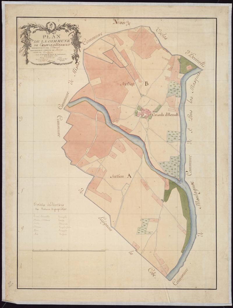 Vue de Cazouls-D'hérault, Hérault (34120)