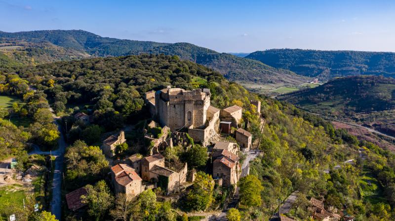 Vue de Dio-et-Valquières, Hérault (34650)