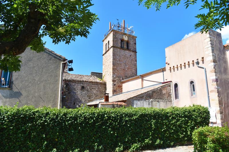 Vue de Villespassans, Hérault (34360)