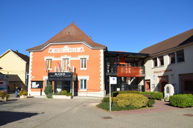 Vue de Les Abrets-en-Dauphiné, Isère (38490)