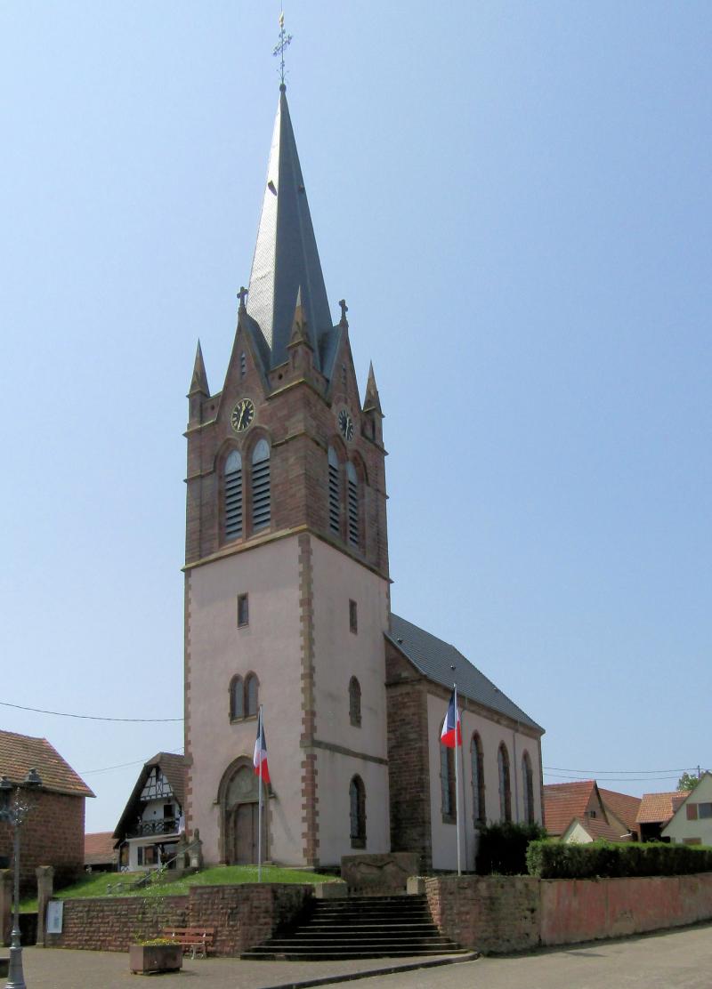 Vue de Ingenheim, Bas-Rhin (67270)