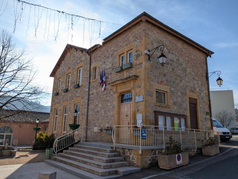 Vue de Saint-Marcel-L'éclairé, Rhône (69170)