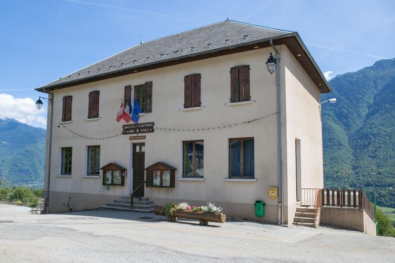 Vue de Saint-Alban-D'hurtières, Savoie (73220)