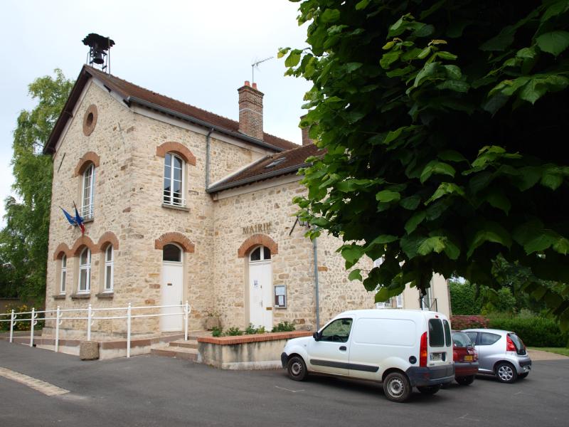 Vue de Ville-Saint-Jacques, Seine-et-Marne (77130)